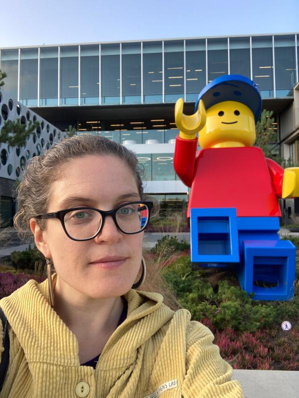 AnnMarie at LEGO headquarters
